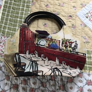 restaurant scene bag